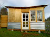 The Butterfly Roof design assists in the capture of rain water which is stored in a series of cisterns. 