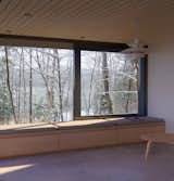 Built-in bench with a  view in lower living room