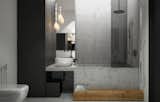 Bath, Concrete, Ceiling, Concrete, and Open  Bath Ceiling Concrete Concrete Photos from Bathrooms