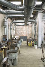 A revitalized warehouse now a college for the building arts in Charleston, SC.