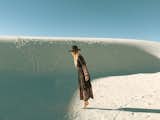 Lulu Brud Zsebe, Of the Wolves founder, on a company trip to White Sands in New Mexico. 
