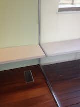 Bench detail helps the space flow