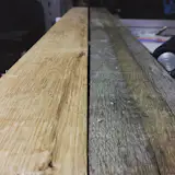 This entrance bench was made out of reclaimed wood that was being thrown out on a construction site I was working on.  After putting this hardwood through the planer it revealed to be a beautiful grain. There will be many more projects coming with this wood.