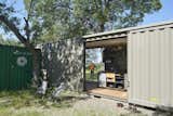 Exterior, Shipping Container Building Type, Metal Roof Material, Metal Siding Material, and Flat RoofLine  Photo 14 of 15 in Container Cabin by Yama Architecture