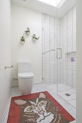 Donald the cat lives on in the daughter's bathroom!  Photo 20 of 22 in Joan Brown's Eichler by Yama Architecture