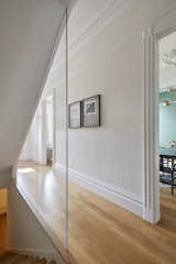 original tin wainscot and heavy crown molding 