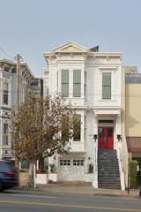 classic white Victorian on California Street