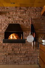 The wood-burning ovenmay seem contemporary, but it’s actually a formergarbage incinerator now converted to cook pizza.