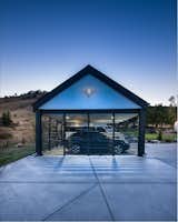 Additional structures on the property include a carport and a shed constructed of reclaimed wood to house the couple's outdoor gear. The Airstream where Garcia and Adamson lived during the construction of their small house remains nearby.&nbsp;