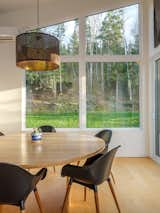 Dining room and the view to the forest 