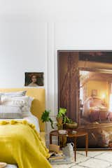 Bedroom, Ceiling Lighting, Light Hardwood Floor, Night Stands, and Bed    Photo 2 of 19 in Noe Valley Parisian Atelier by Regan Baker Design