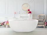 Aquatica Corelia-Wht™ (PureScape 617BM) Freestanding Solid Surface Bathtub