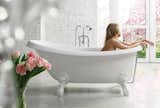 Aquatica Nostalgia-Wht-Stn-Legs™ Freestanding Cast Stone Bathtub