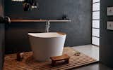 Aquatica True Ofuro Freestanding Stone Japanese Soaking Bathtub