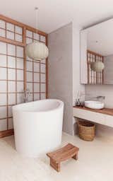 Aquatica True Ofuro Mini Freestanding Stone Japanese Soaking Bathtub