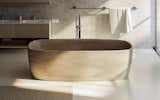 Further embracing the inclusion of natural products and warm hues often found in Scandinavian décor, Coletta™ freestanding bathtub is available in AquateX™ Sandstone, which combines the brand’s signature solid surface material with a natural sandstone, resulting in a unique and impactful appearance.