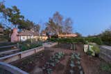 A private sustainable fruit and vegetable-yielding garden on the property