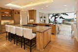 The open chef's kitchen is masterfully designed for entertaining.
