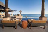 The zero edge pool appears to stretch right into the sea.