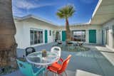 Outdoor Gracious courtyard areas are ideal for dining, lounging and sunning between treatments.  Photo 3 of 7 in An Award-Winning Midcentury Modern Hotel & Spa Hits the Market by Luxury Homes & Lifestyle