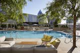 The pool terrace at the Kimpton Sawyer Hotel, one of many amenities available to homeowners.