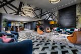 The elegant lobby of Ten50.