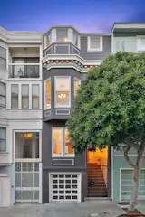 The exterior of the Telegraph Hill residence.