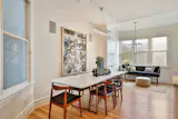 The first-floor dining area. 