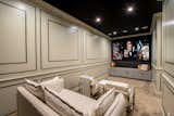 A glass wine seller, butler’s pantry and movie theater complete this entertainers dream. 