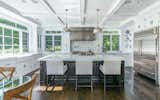 The kitchen is a jewel of the home and would impress any master chef.