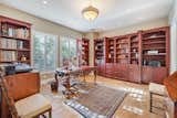On the main level, there is an office with custom built-ins.