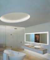 Soft strip minimalist lighting emitting flawless simplicity