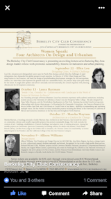The first lecture  about HOM projects in the Pacific Rim was brilliant - and three more to go. BCC @
7:30 $15 at door.