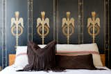 Our Elka Fringe Pillow paired with our Axel Fringe Pillow both in color Cocoa