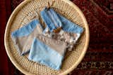 Love the styling of our accessories!  All handcrafted in California with the Italian suede and reclaimed denim.
