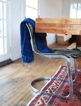 Vintage Fringe Indigo Textile found and mended with love by Lasso Abode.  Photo by Amber Seageraves.