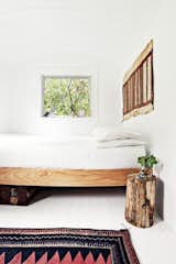 Reclaimed wood is a must!!  Photo via Moorea Seal.  Photo 4 of 7 in COZY UP 2017 // CABIN STYLE IN THE BEDROOM! by Lasso Abode