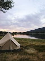 Summer of Leisure Retreat currently in Idyllwild, CA  comes with luxury style tents and an adorable camper