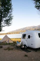 Little White Camper a Pop Up Camping Hotel currently in Idyllwild, CA