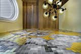 how the feature wall relates to the cypress ceiling