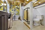 bathroom layout with Bisazza feature wall