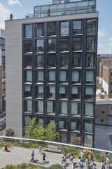 Our view of dynamic life on the High Line inspires our rectangular furniture and elements of nature that we brought into the residence.