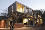 Home nestled between trees in Windhoek Namibia