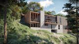 Exterior, Tile Roof Material, Wood Siding Material, Flat RoofLine, Stone Siding Material, House Building Type, and Concrete Siding Material  Photo 2 of 5 in Casa Tolu by PAUL CREMOUX studio