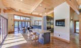 New Dining Room Addiition form the  inside  Photo 2 of 9 in Blakely Island House by Island Architecture