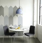 Hues: CHALK .01, FLINT .01, FLINT .03, and DENIM .03 from the Mercantile Color Collection. http://www.colorhousepaint.com/blog/make-this-picket-pattern/  Photo 6 of 7 in Geometric DIY Paint Projects by Colorhouse