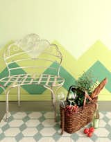 Hues: THRIVE .01, THRIVE .02, and THRIVE .05. http://www.colorhousepaint.com/blog/make-this-shy-chevron/