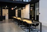 Open meeting space still offers privacy on New Lab's first floor.