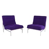 Available on viyet.com!

Modern furniture pioneer Florence Knoll is considered one of the most influential architects and designers of the past century. With an original tufted purple upholstery, these lounge chairs bring a vibrant appeal to any living space. Ideal for households with a vintage furniture touch.

https://viyet.com/florence-knoll-parallel-lounge-chairs-sea-18894-10565.html

