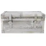 Available at viyet.com!

Vintage furniture brings a nostalgic grace that harkens back to the trends and influence of the previous generations. With a nailhead trim detail, this beautiful chest features the perfect height and dimensions to be a lovely coffee table. Ideal for households looking to add a unique, upscale feel.

https://viyet.com/glen-cove-forest-collection-silver-leather-cocktail-table-tab-19826-3131.html

